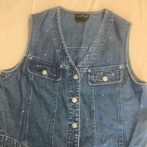 Carole Little Denim Vest